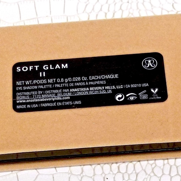 Anastasia Beverly Hills Mini Soft Glam II Eyeshadow Palette Brand New. - Picture 4 of 5
